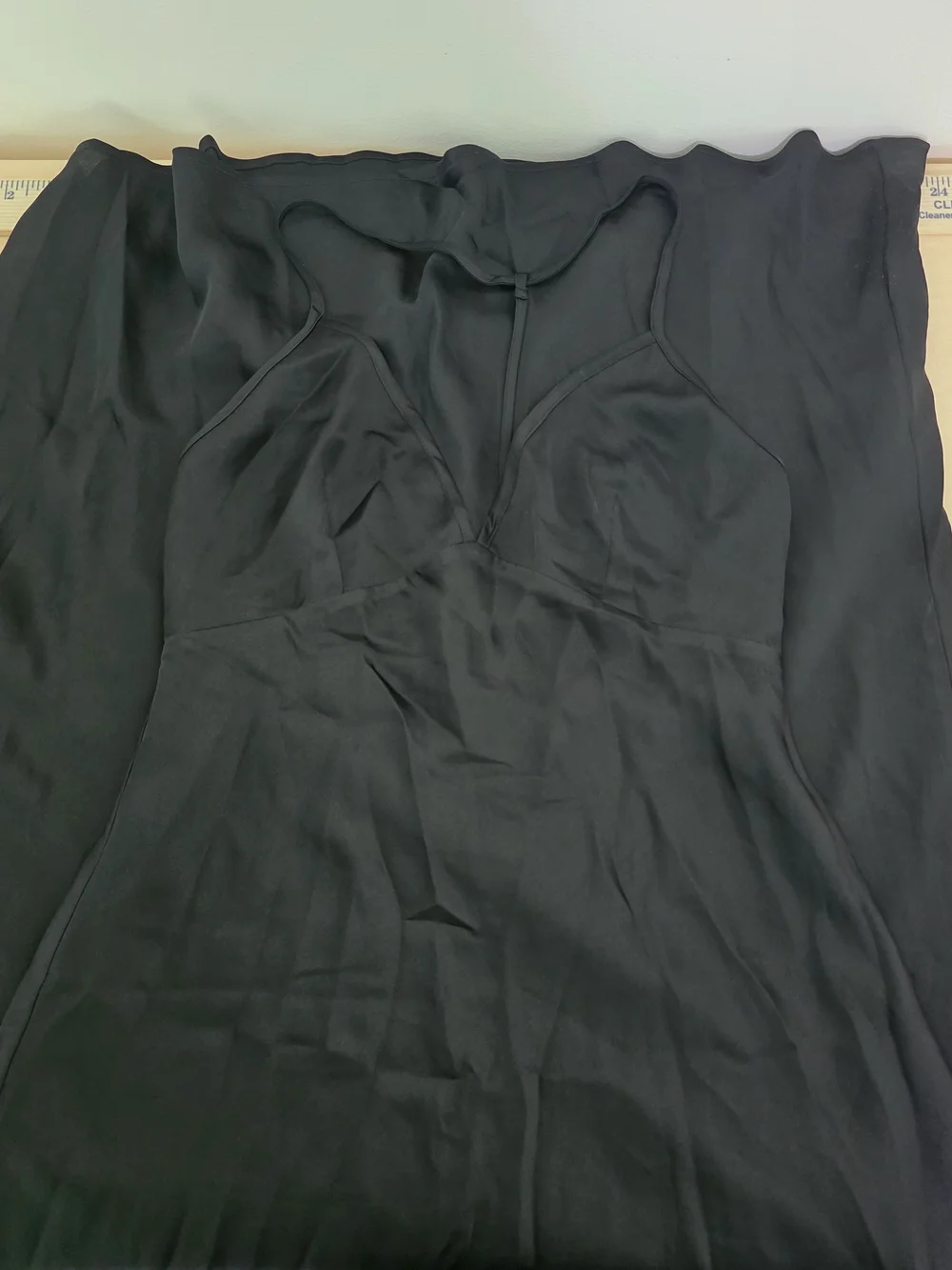 A&F Julia Slip Tie-Back Maxi Dress from Abercrombie & Fitch, Lined